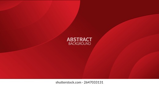 Red abstract background with dynamic shapes composition simple