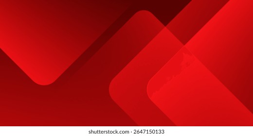 Red abstract background. Dynamic shapes composition. Eps10 vector