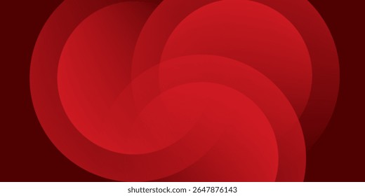 Red abstract background. Dynamic shapes composition. Eps10 vector