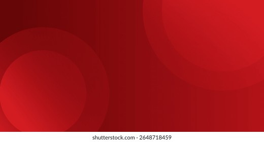 Red abstract background. Dynamic shapes composition. Modern simple concept