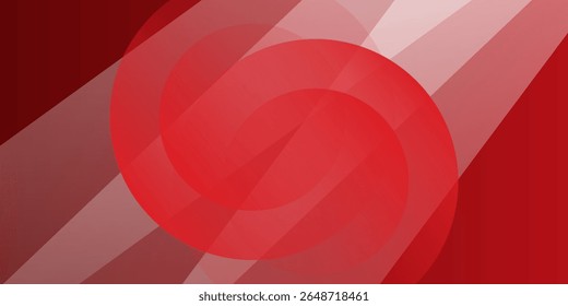 Red abstract background. Dynamic shapes composition. Modern simple concept art good modern