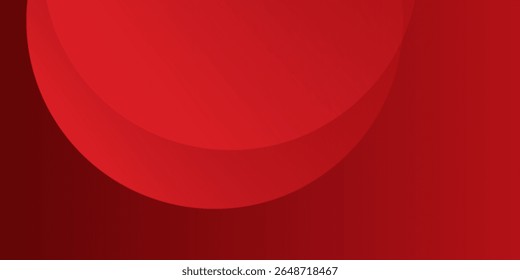 Red abstract background. Dynamic shapes composition. Modern