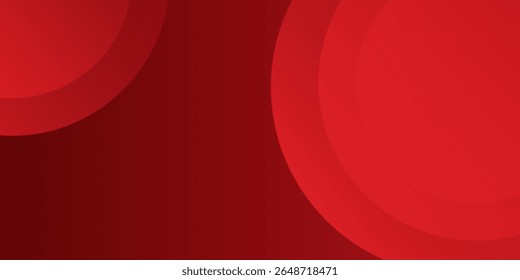 Red abstract background. Dynamic shapes composition. Modern simple