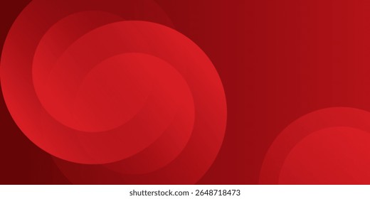 Red abstract background. Dynamic shapes composition. Modern simple concept art