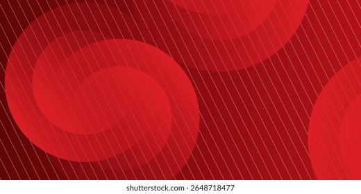 Red abstract background. Dynamic shapes composition. Modern simple concept art good modern vector