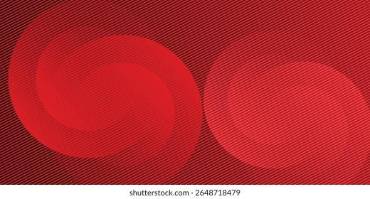 Red abstract background. Dynamic shapes composition. Modern simple concept art good modern vector line nice