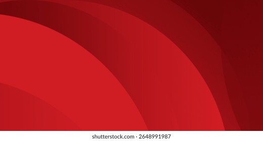 Red abstract background. Dynamic shapes composition