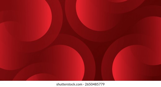 Red abstract background. Dynamic shapes composition. Eps10