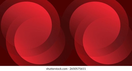 Red abstract background. Dynamic shapes composition. Eps10 vector