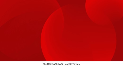 Red abstract background. Dynamic shapes composition. Eps10 vector