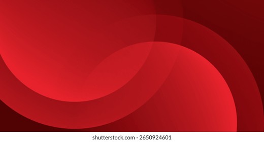 Red abstract background. Dynamic shapes composition. Eps10 vector
