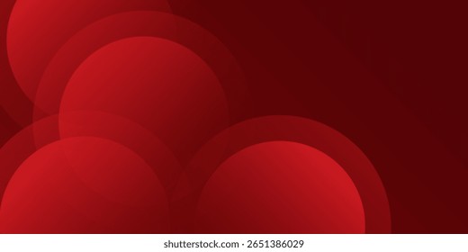 Roter abstrakter Hintergrund. Dynamische Formenzusammensetzung. Poster in Präsentation, Banner, Website, eps10