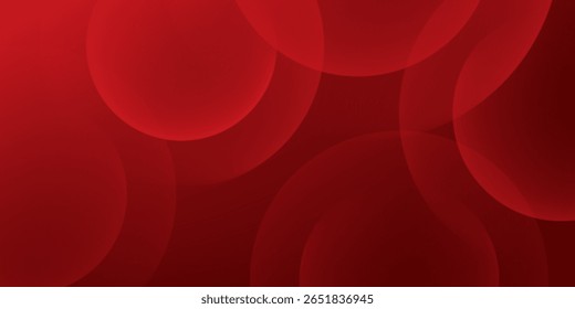 Red abstract background. Dynamic shapes composition. Eps10 vector