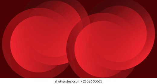 Red abstract background. Dynamic shapes composition. Eps10 vector