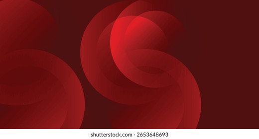 Red abstract background. Dynamic shapes composition modern arts 