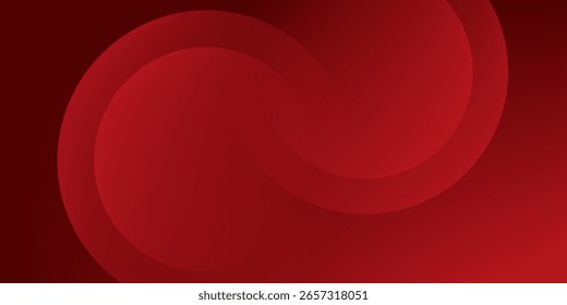Red abstract background. Dynamic shapes composition. Eps10 vector