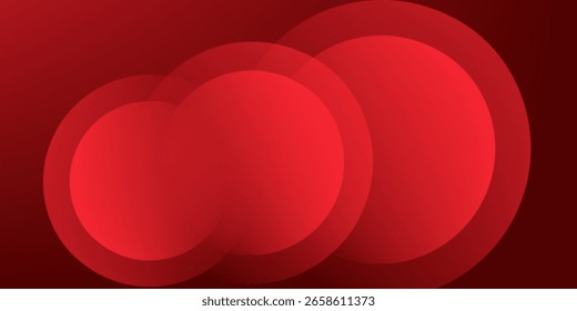 Red abstract background. Dynamic shapes composition. Eps10 vector