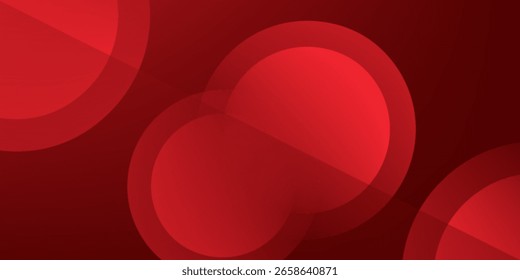 Fondo abstracto rojo. Composición de Formas dinámicas. Vector Eps10