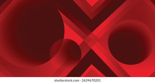 Fondo abstracto rojo. Formas dinámicas composición Dinámica. Vector Eps10