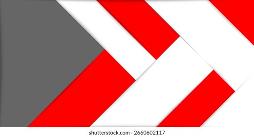 Fundo abstrato vermelho. Composição de formas dinâmicas. Vetor Eps10