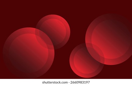 Red abstract background. Dynamic shapes composition.