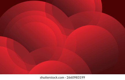 Fondo abstracto rojo. Composición de Formas dinámicas. Eps10 