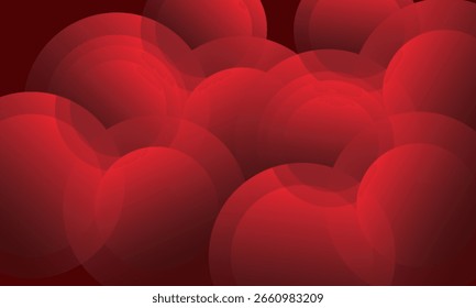 Red abstract background. Dynamic shapes composition. Eps10 
