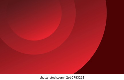 Red abstract background. Dynamic shapes composition. Eps10 vector