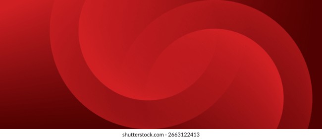 Fundo abstrato vermelho. Composição de formas dinâmicas. Vetor Eps10