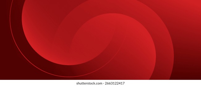 Red abstract background. Dynamic shapes composition. Eps10 vector