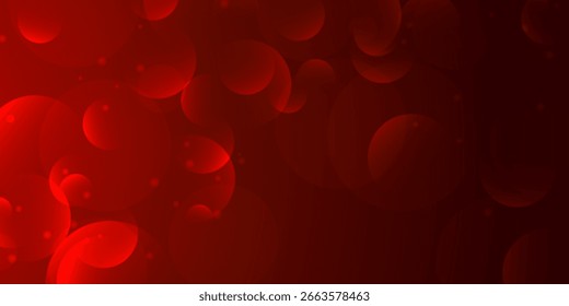 Red abstract background. Dynamic shapes composition. Eps10 vector