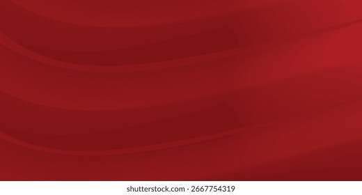 Fondo abstracto rojo con Formas dinámicas composición simple