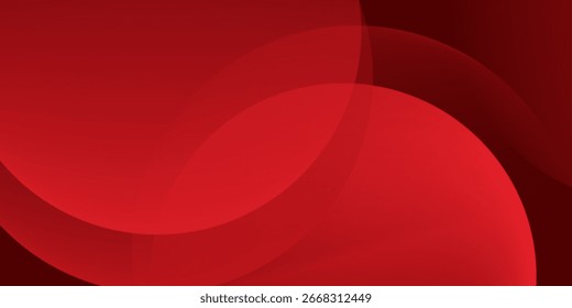 Red abstract background. Dynamic shapes composition. Eps10 vector