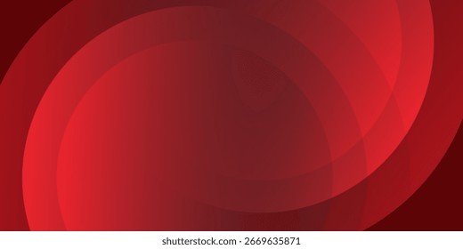Red abstract background. Dynamic shapes composition. Eps10 vector