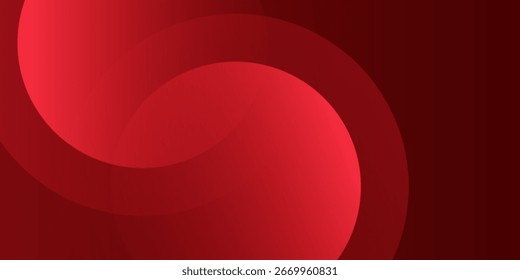 Red abstract background. Dynamic shapes composition. Eps10 vector