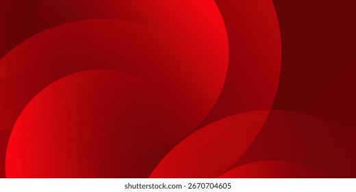 Red abstract background. Dynamic shapes composition. modern trendy design