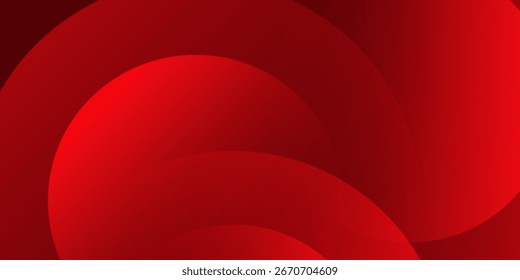 Roter abstrakter Hintergrund. Dynamische Formenzusammensetzung. Vektorgrafik 