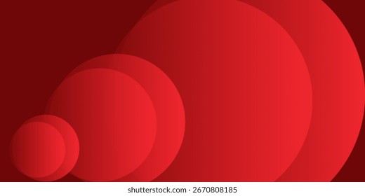 Red abstract background. Dynamic shapes composition. Eps10 vector
