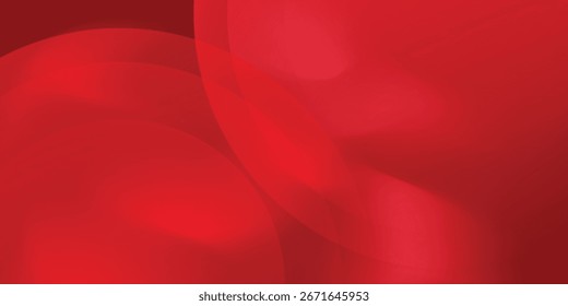 Fondo abstracto rojo. Composición de Formas dinámicas. Vector abstracto moderno