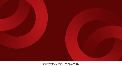 Red abstract background. Dynamic shapes composition. vector good simple