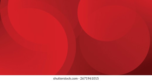 Fondo abstracto rojo. Composición de Formas dinámicas. Vector Eps10