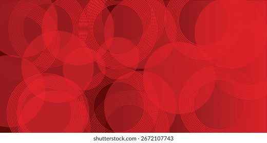 Fondo abstracto rojo Ilustración vectorial de composición de Formas dinámicas. Concepto gráfico para su diseño