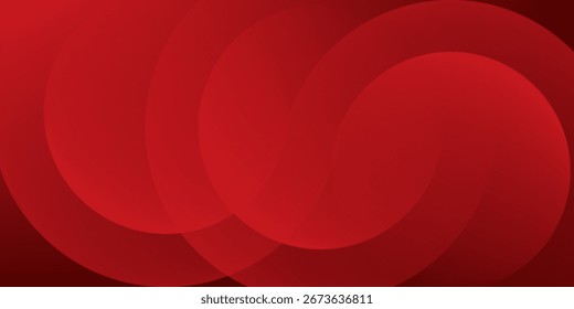 Red abstract background. Dynamic shapes composition. Eps10 vector