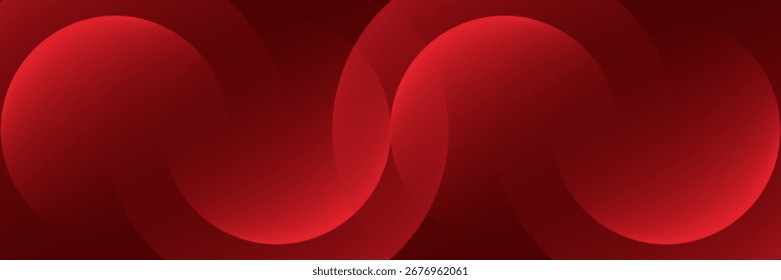 Red abstract background. Dynamic shapes composition. Eps10 vector