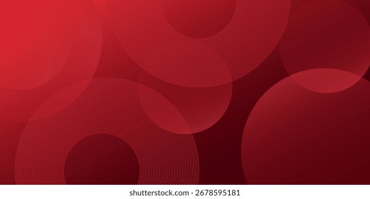 Red abstract background. Dynamic shapes composition. Eps10