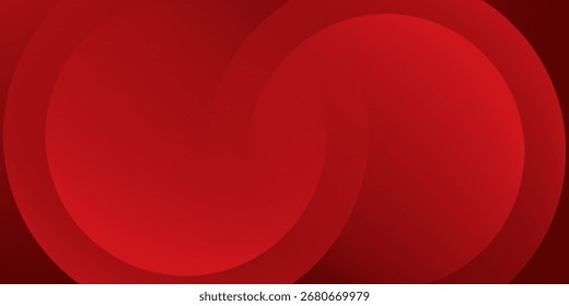 Red abstract background. Dynamic shapes composition. Eps10 vector