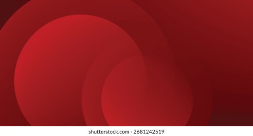 Red abstract background. Dynamic shapes composition. Eps10 vector