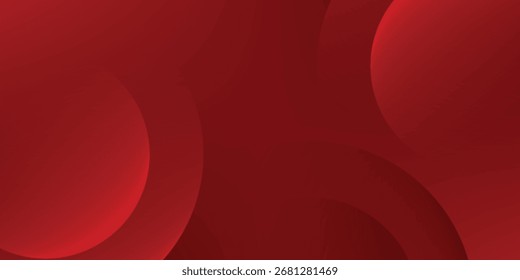 Red abstract background. Dynamic shapes composition. Eps10 vector