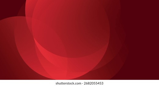 Red abstract background. Dynamic shapes composition. vector background