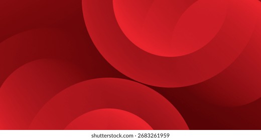 Fundo abstrato vermelho. Composição de formas dinâmicas. Vetor Eps10